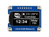 1.3 inch OLED expansion board 64x128 resolution SPI and I2C interface black and white display
