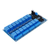 16 Way Relay (blue) / Relay Control Board / with Optocoupler Protection and a LM2576 Power Supply