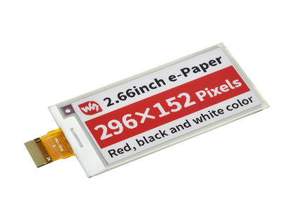 2-66-inch-e-paper-electronic-ink-screen-bare-screen-red-296x152-pixel-spi-communication-2