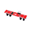 2WD speed measurement module/ intelligent tracing car/ counter/counting module/2 road motor speed measurement(red)