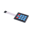 3*4 matrix keypad/3*4 matrix membrane switch/membrane button/control panel/single-chip expansion keypad