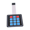 3*4 matrix keypad/3*4 matrix membrane switch/membrane button/control panel/single-chip expansion keypad