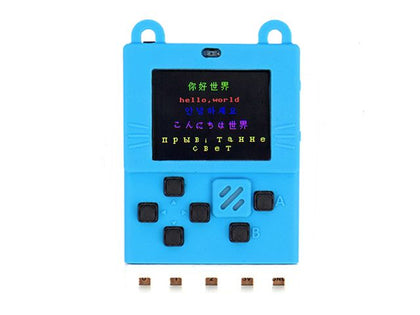 kittenbot-meowbit-card-sized-retro-game-computer-blue-color-with-battery-1