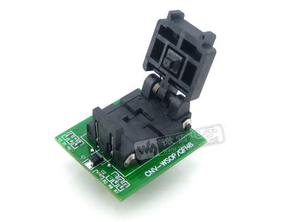 qfn8-to-dip8-programming-seat-test-seat-adapter-seat-08qn12t16050-with-board-2