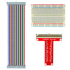 Raspberry Pi B-type GPIO Expansion DIY Kit(rainbow 40P flat cable+breadboard+GPIO pinboard)