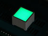 15*15mm LED Square - Green