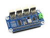 Raspberry Pi steering gear drive board 16-way 12-bit resolution curved pin version