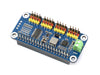 Raspberry Pi steering gear drive board 16-way 12-bit resolution (4096 level) I2C interface straight-pin version