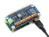 Raspberry Pi steering gear drive board 16-way 12-bit resolution (4096 level) I2C interface straight-pin version