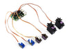 Raspberry Pi steering gear drive board 16-way 12-bit resolution (4096 level) I2C interface straight-pin version