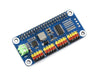 Raspberry Pi steering gear drive board 16-way 12-bit resolution (4096 level) I2C interface straight-pin version