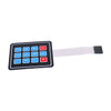 3*4 matrix keypad/3*4 matrix membrane switch/membrane button/control panel/single-chip expansion keypad