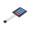 3*4 matrix keypad/3*4 matrix membrane switch/membrane button/control panel/single-chip expansion keypad