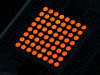 32mm 8x8 Square Matrix LED Amber - Common Anode