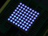 32mm 8x8 Square Matrix LED Blue - Common Anode