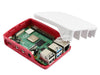 Raspberry Pi 4 generation official original shell red and white shell ABS material