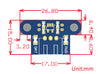 Light blocking interrupt sensor smart car speed measurement module infrared grating