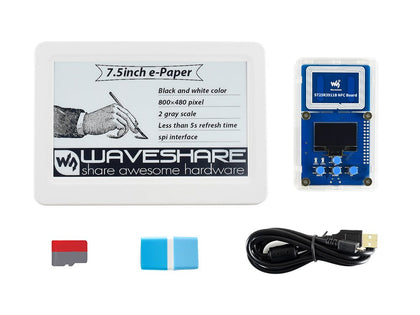 7-5-inch-passive-nfc-electronic-ink-screen-evaluation-kit-without-battery-wireless-power-supply-brush-diagram-1