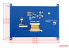 7 inch capacitive touch screen IPS 1024x600 resolution RGB interface