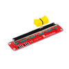 FR4 + Aluminum Alloy Electronic Slide Potentiometer Module for Arduino - Red + Black + Yellow