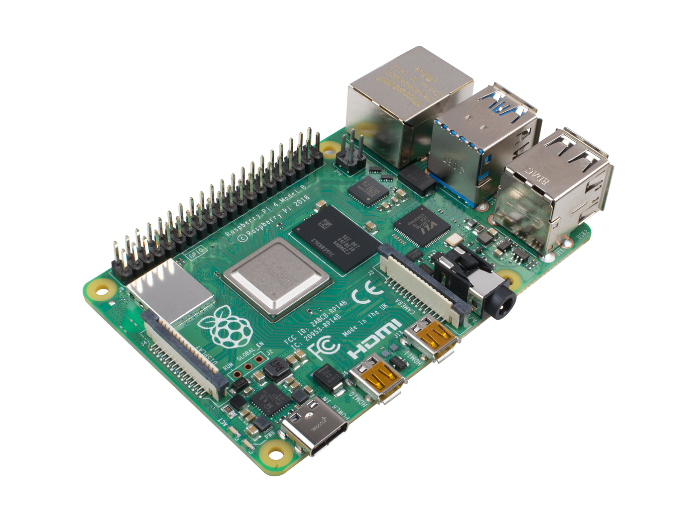 Raspberry Pi 4 Computer Model B 4GB (Telec Version) – ELEDIY