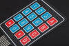 Sealed Membrane 4*4 button pad with sticker