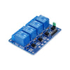 With optocoupler 4 channel 4-channel relay modules relay control panel PLC relay 5V four way module