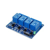 With optocoupler 4 channel 4-channel relay modules relay control panel PLC relay 5V four way module