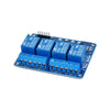 With optocoupler 4 channel 4-channel relay modules relay control panel PLC relay 5V four way module